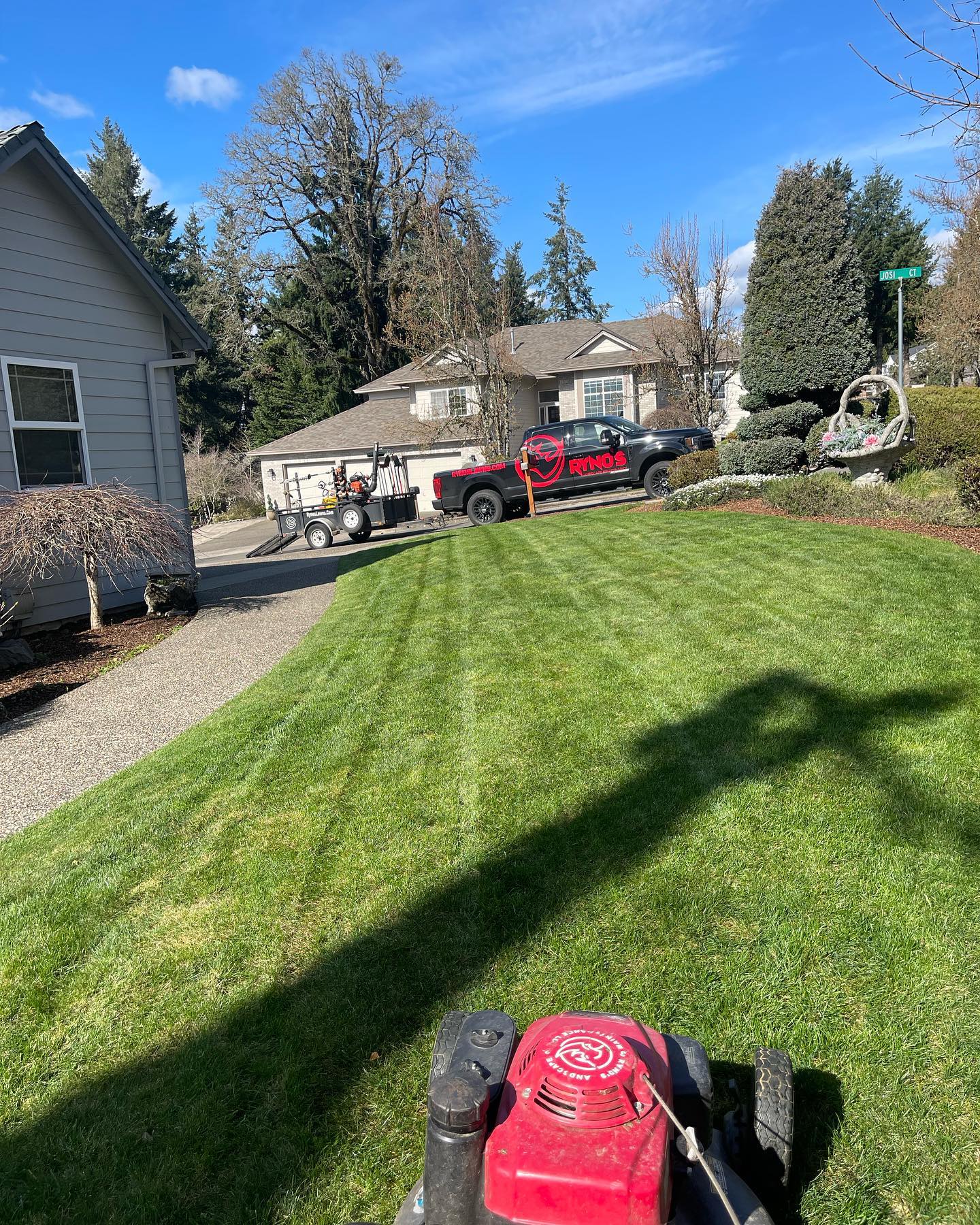 Ongoing lawn maintenance and care