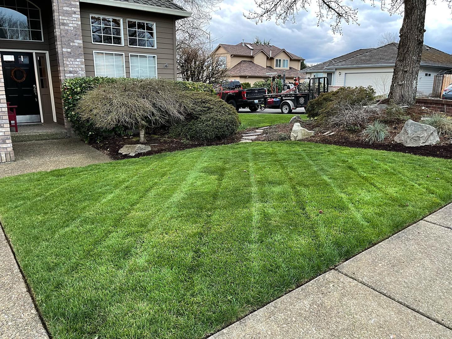 Commercial property landscaping maintenance